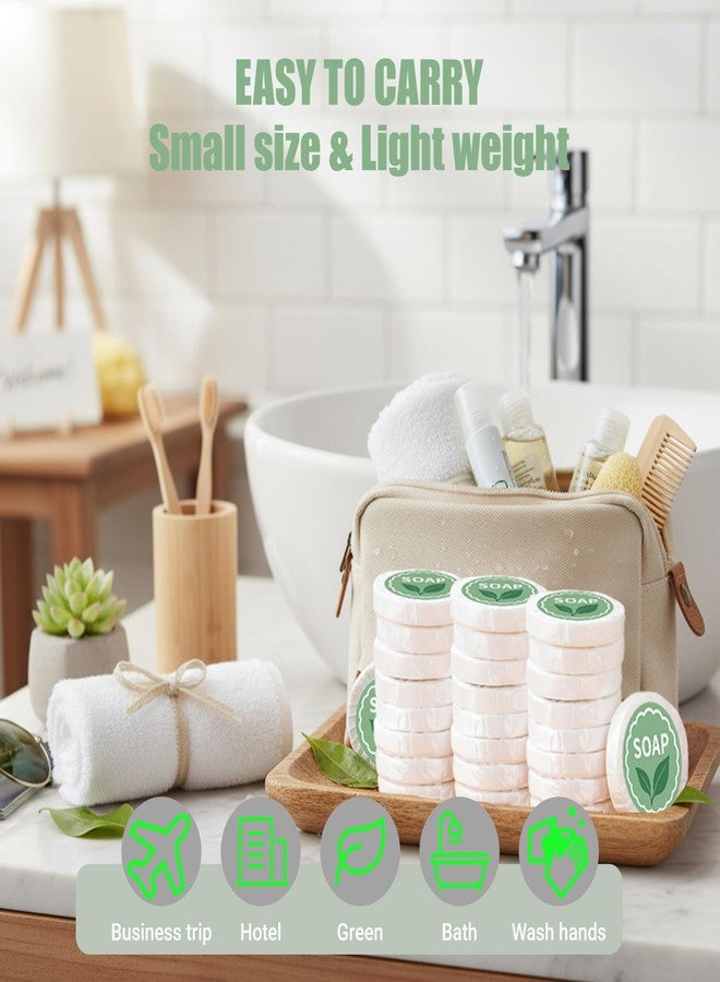 Lagincig 40PCS Mini Soap Bars Bulk Shower Steamers Camping Travel Size Individually Wrapped Hotel Guest Toiletries Essentials for Guest Bathroom Airbnb - Image 3